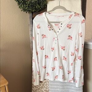 aerie Floral Button-Down Women's Top